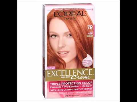 vedholdende pulver vandring Excellence Creme Pro Keratine # 7R Red Penny Warmer by L'Oreal for Unisex 1  Application Hair C - YouTube