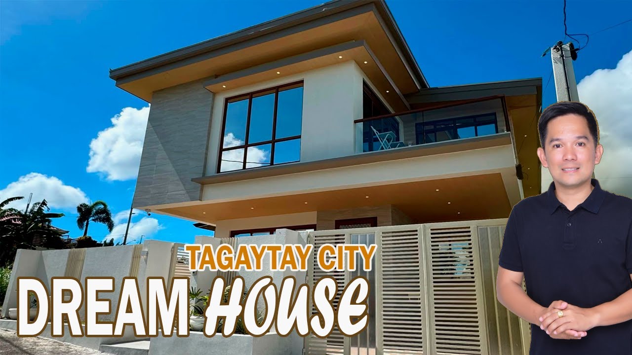 20M NEW DREAM HOUSE IN TAGAYTAY  OVERLOOKING MANILA BAY | HOUSE TOUR D24