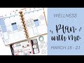 Plan with Me // Wellness // March 15 - 21