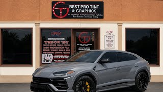 Lamborghini Urus Gets Premium Ceramic Window Tint! 🔥 | Luxury SUV Transformation