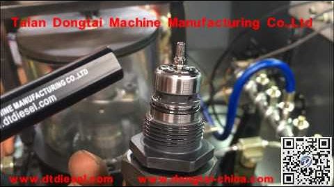 Cleaning DRV CR815 common rail test bench