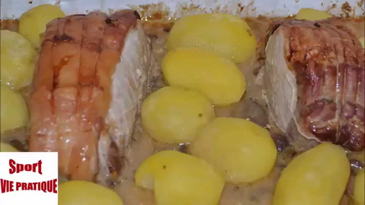 Recette Facile Roti De Porc A La Moutarde Au Four Youtube