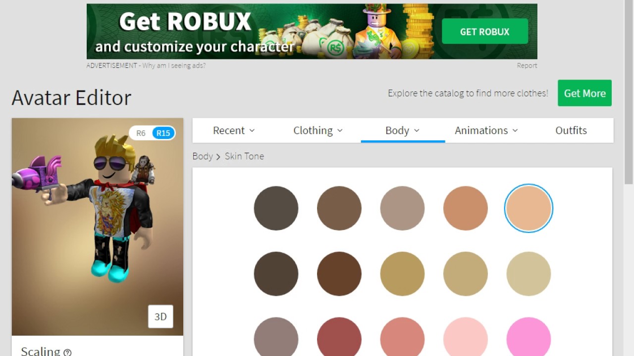 Como Cambiar El Color De Piel En Roblox Gratis Youtube - como cambiar de ropa en roblox