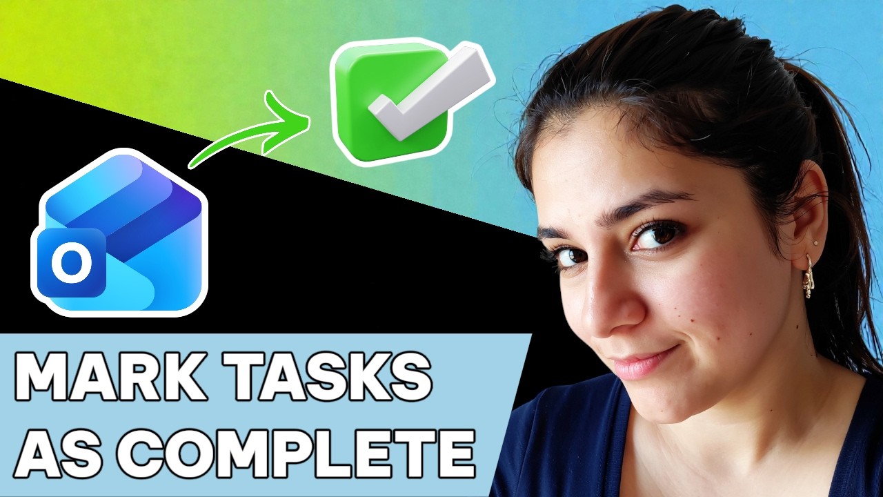 How to mark tasks as complete in Microsoft Outlook - YouTube