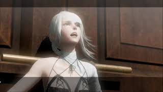 [NieR Replicant] Grimoire Noir Boss Fight + Yonah Kidnapped and Kaine petrified scene