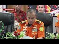 FULL! Kepala Basarnas Ungkap 7 Hambatan Pencarian Korban di KM Virgo