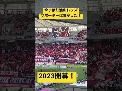 🟡現地！2023年開幕！やっぱり浦和レッズサポーターチャントは凄かった！FC東京対浦和レッズ＃shorts＃浦和レッズ＃FC東京＃サポーター＃チャント＃日本代表＃Ｊリーグ