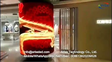 Circular Curved Soft Round Circle Led Display Flexible Led Screen Curved Special Shape LED Screen fo