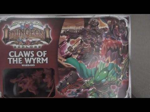 Super Dungeon Explore Claws of the Wyrm Warband Expansion
