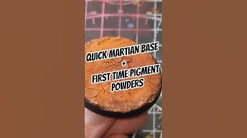 Quick Martian Base and First time pigment powders! #warhammer #warhammercommunity #warhammer40k
