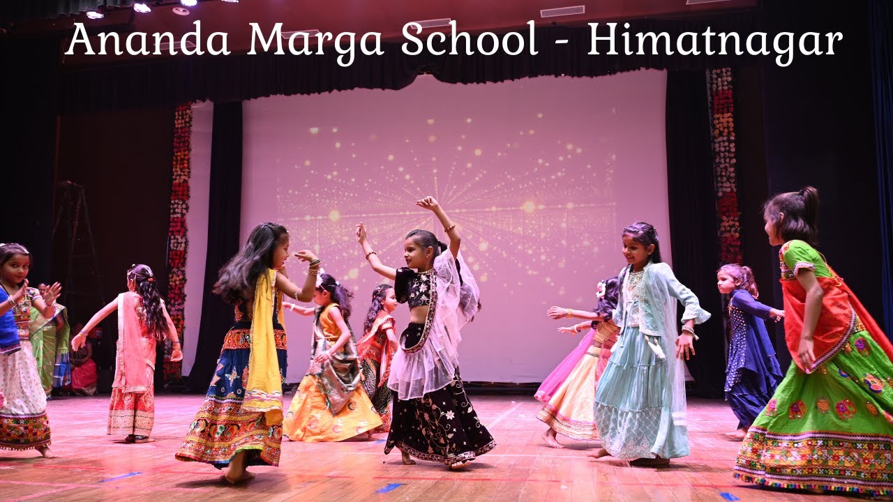 Annual Function 2024 || Garba Dance || Ananda Marga School Himatnagar ...