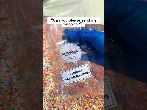 What Do We Do When People Ask For Freebies Marshmallow Behindthescenes Invisible Funnyvideo