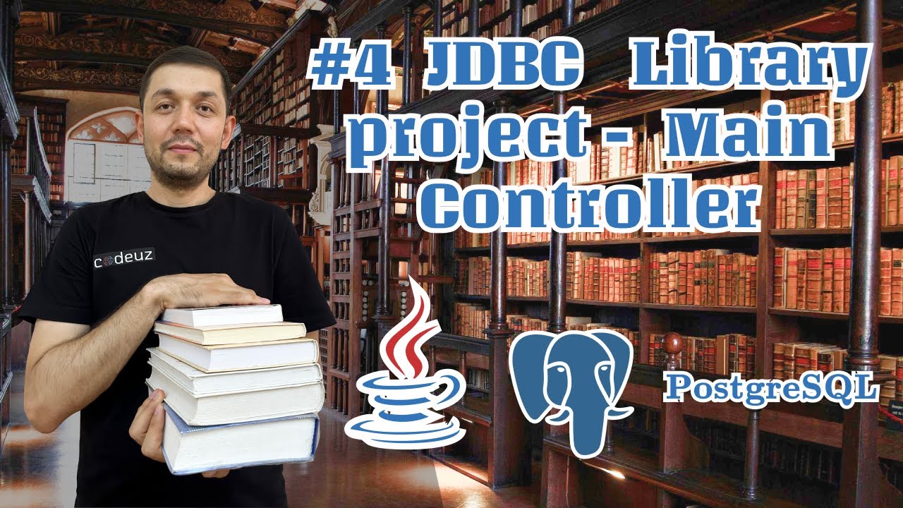 #4 Java JDBC Library project - Main menu - YouTube