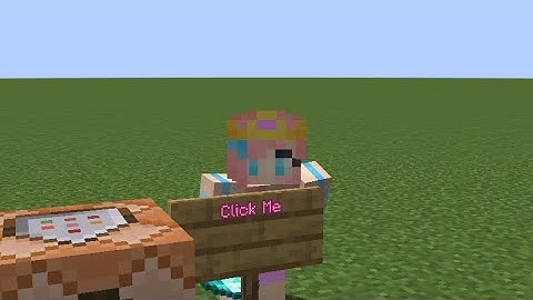 Minecraft 1.18.2: How To Make Clickable Signs