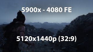 Hellblade 2 - 5900x / RTX 4080 FE (32:9 1440p Ultra)