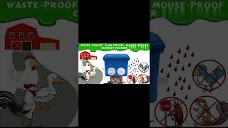 닭 모이통 먹이통 사료통 급식기 홀쏘 닭 모이통 만들기 #shorts