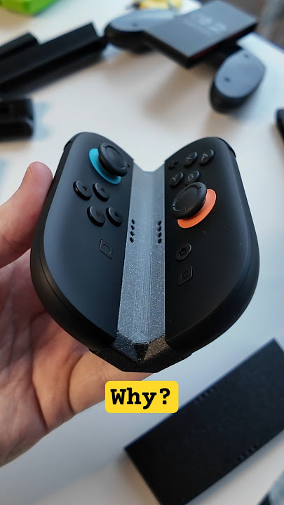 Weird Joy-Con grips for the Nintendo Switch 2 #3dprinting