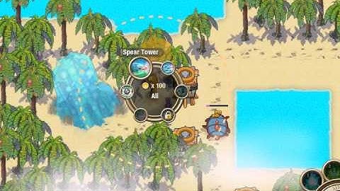 Flashgame Walkthrough (Blind): Castaway Island TD Part 3 (Map 6 [1st Boss], Map 2)