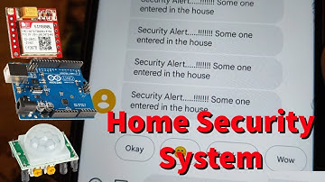 GSM based Home security system [ using SIM 800L GSM module ] | Protect Home and shop from theft