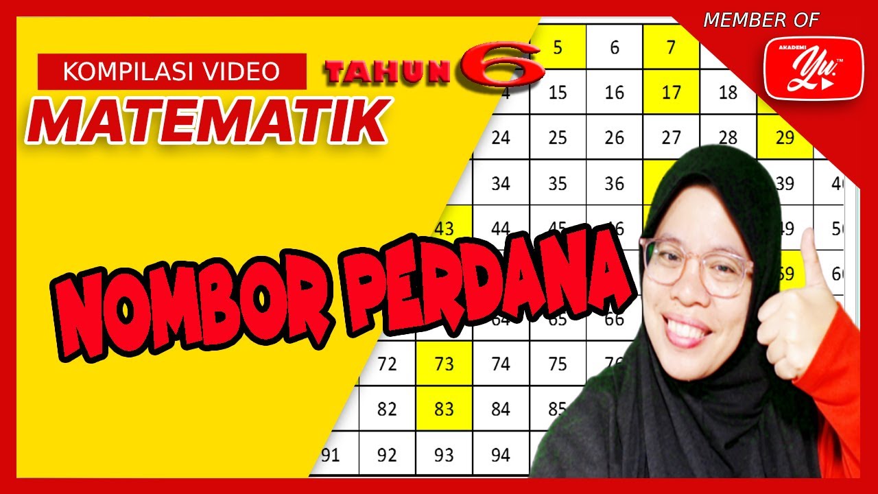 Matematik Tahun 6 Nombor Perdana Youtube