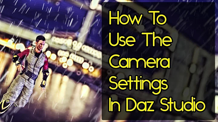 Daz Studio Camera Settings