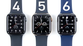 Apple Watch Series 4 vs 5 vs 6 Vergleich (Deutsch) | Das sind die Unterschiede!