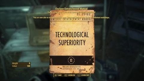 Fallout 4_Eastern Enclave Encampment- Techiological Superiority
