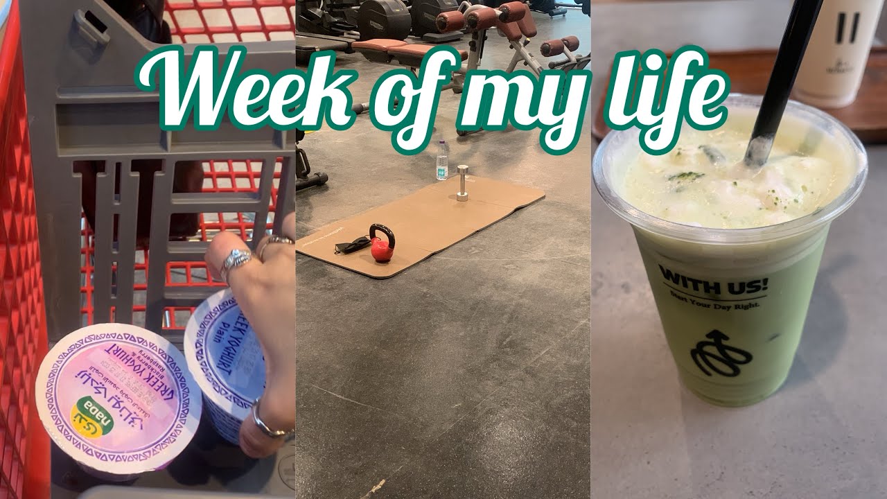 Vlog week of my life🧋🧘🏻‍♀️| قراءة، ماتشا، رياضة، تعلم لغةالإشارة