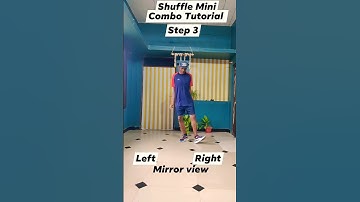 EASY SHUFFLE COMBO TUTORIAL / Footwork Tutorial #shuffle #footworktutorial #shuffletutorial #shorts