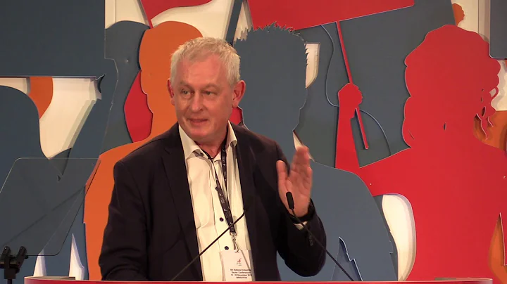 Luc Triangle industriAll Europe General Secretary at Unite Conference, UK