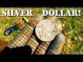 Found Silver Dollar and Huge Bell While Metal Detecting Old House Site!