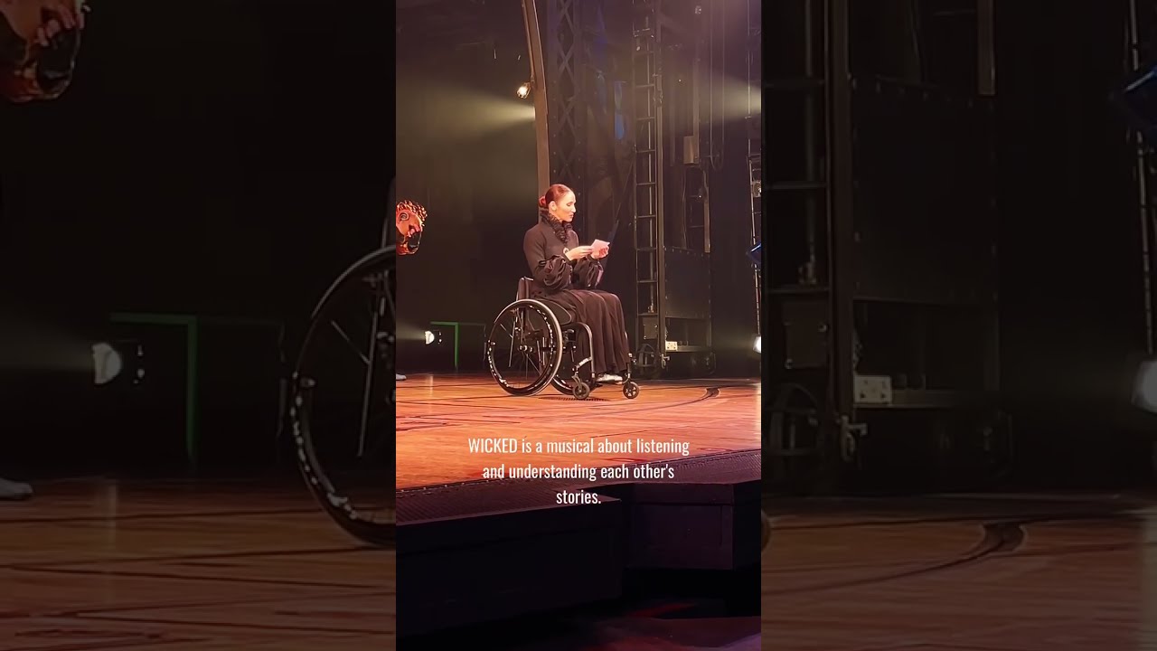 Jenna Bainbridge Disability Pride Month Speech WICKED The Musical