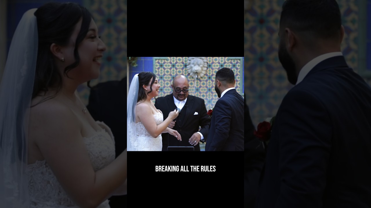 The groom did the unexpected! 