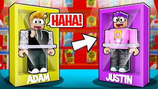 We Became TOYS In ROBLOX!? (ROBLOX BE A TOY - ALL BADGES!)