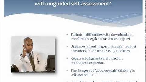 The HIPAA Security Risk Analysis - Pros and Cons of Self-Assessment Tools