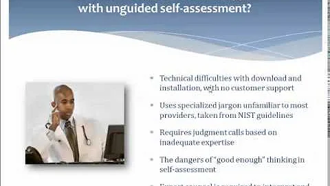 The HIPAA Security Risk Analysis - Pros and Cons of Self-Assessment Tools