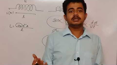 Lec-4(1). Inductance of a Coil , and various types of Inductor  ITI Electrician