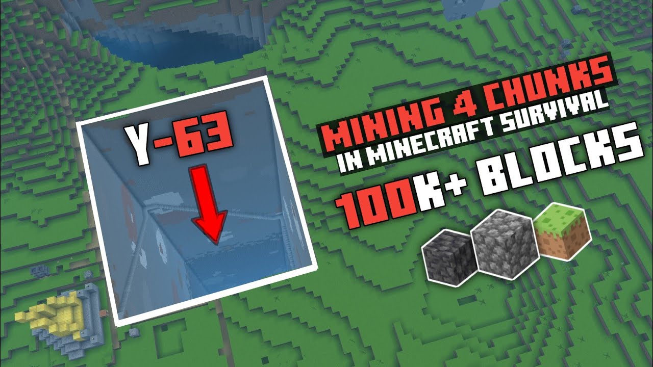 I Mined 4 Chunks in Minecraft | Survival Series | Space Bar Gaming ...