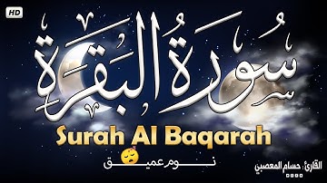 سورة البقرة طاردة الشياطين 💚 قران كريم بصوت جميل ومريح جدا 💚 تلاوة هادئة للنوم والراحة النفسية😴