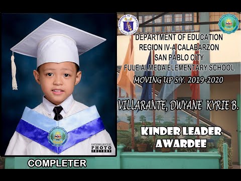 Fule Almeda Elementary School - Kindergarten Moving Up Ceremony SY 2019-2020