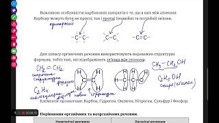 картинка: Особливості органічних сполук (порівнянно з неорганічними). Елементи-органогени.