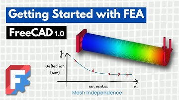 FEA Tutorial in FreeCAD with Mesh Independence