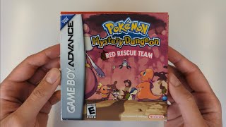 Pokémon Mystery Dungeon: Red Rescue Team GBA CIB (2024) ASMR