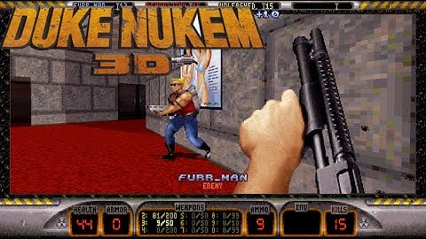 Duke Nukem 3D 2022 Multiplayer on Hollywood Holocaust (eDuke32)