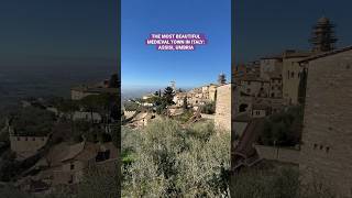 THE MOST BEAUTIFUL MEDIEVAL TOWN IN ITALY: ASSISI #umbria #uniquedestinations #travel