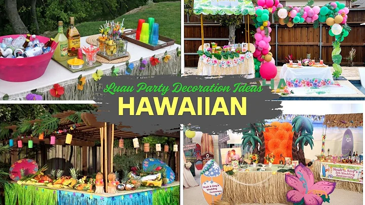 150+ Hawaiian Luau Party Decoration Ideas 2025 | Ultimate Tiki, Tailgate & Theme Party Decor!