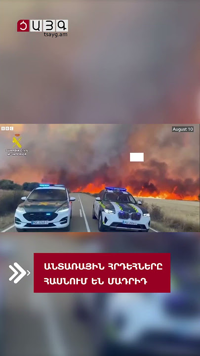 ԱՆՏԱՌԱՅԻՆ ՀՐԴԵՀՆԵՐԸ ՀԱՍՆՈՒՄ ԵՆ ՄԱԴՐԻԴ