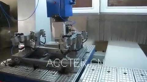 5 AXIS CNC ROUTER working on aluminum alloy