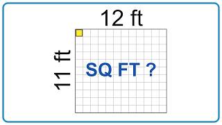 How Many Square Feet Is 12 Feet by 11 Feet?