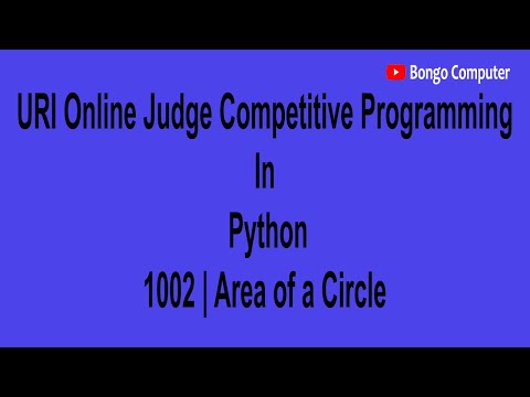 Learn How To Solve URI Online Code #1002 Area of a Circle  in Python